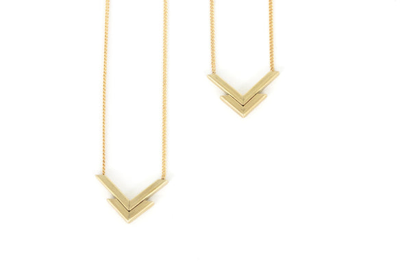 Double V Necklace