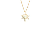 Mini Sun Necklace - OPAL