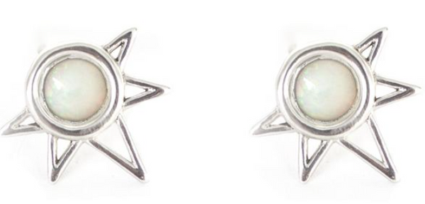 Opal Sun Studs