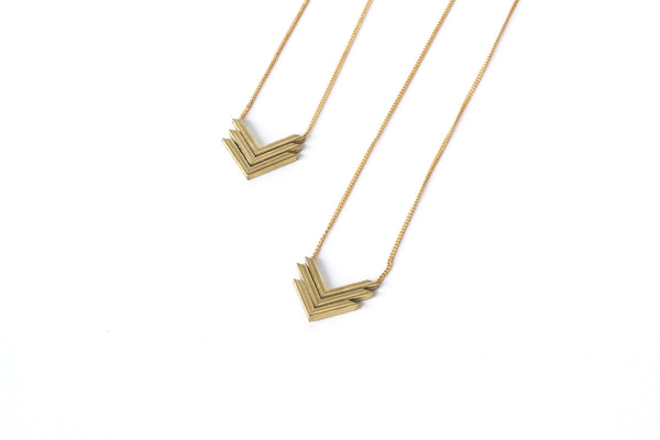 Triple V Necklace