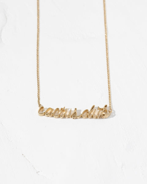 Cactus Club Necklace