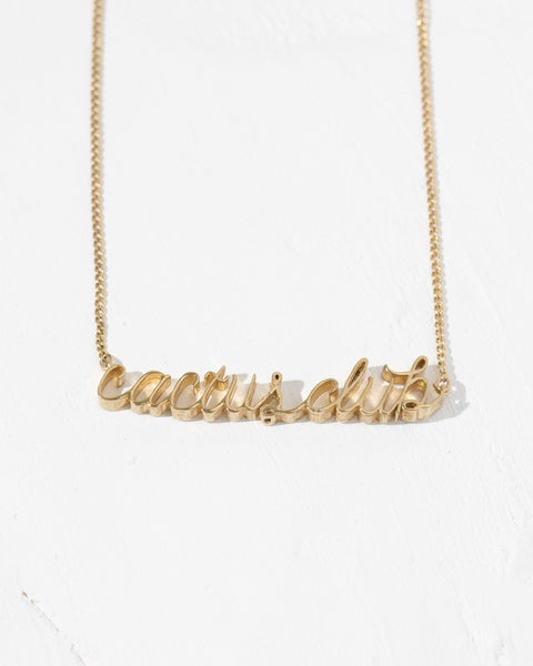 Cactus Club Necklace