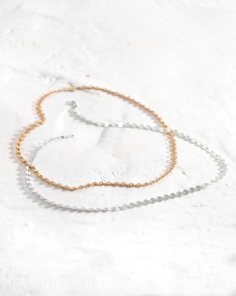 Circle Chain Choker Necklace