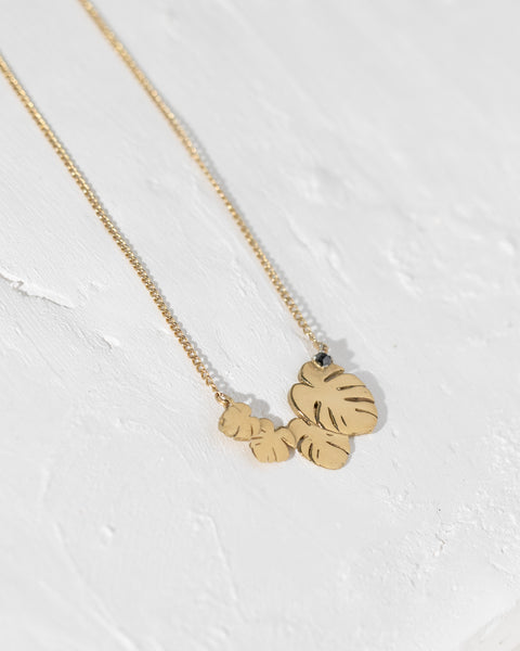 4 Dainty Leaves Necklace