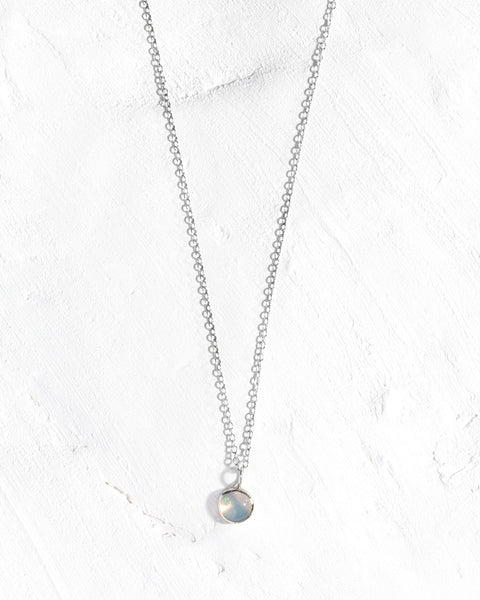 Opal Pendant Necklace