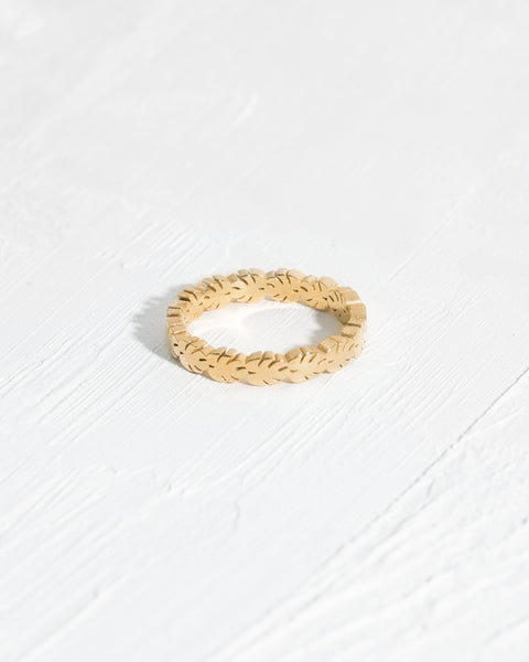 Crown Of Leaves Ring