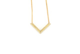 Simple V Necklace